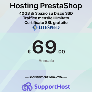 Hosting PrestaShop SupportHost
